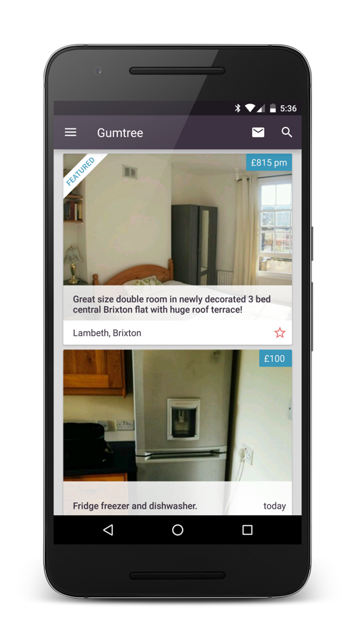 Gumtree screenshot 1